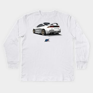 mitsubishi eclipse Kids Long Sleeve T-Shirt